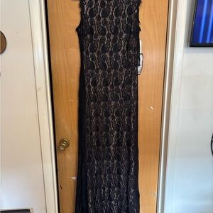 Elegant Black Lace Dress